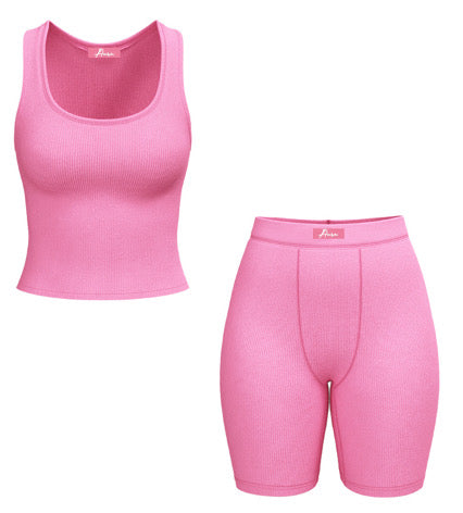 PINK SHORTS + TANK